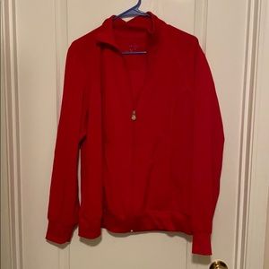 Cherokee Red Scrub Athletic Jacket